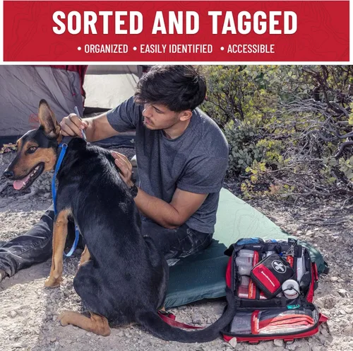 Miniatura 2 de Surviveware Kit completo de primeros auxilios de emergencia para camiones, autos, campamento, oficina, deportes y emergencias al aire libre, juego