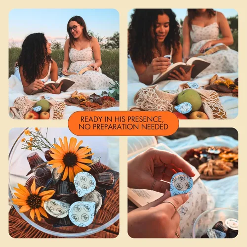 Miniatura 4 de The Miracle Meal Juego de tazas y obleas de comunión prellenadas, caja de 500 unidades, con jugo de uva Concord 100% de confianza y oblea fabricado