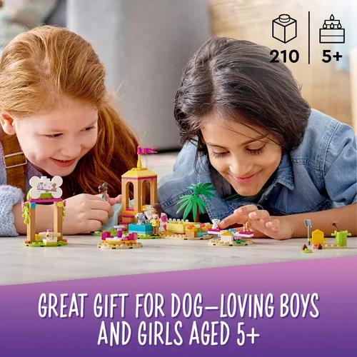 Miniatura 6 de LEGO Friends Pet Playground 41698 Kit de construcción diseñado para hacer crecer la imaginación; el juego de animales viene con Andrea y 3 juguetes