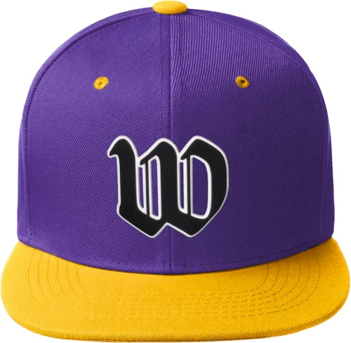 Miniatura 115 de Daxton Gorra clásica con visera de billete plano con letras del alfabeto inglés antiguo de la A a la Z