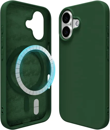 Miniatura 148 de oakxco Funda de silicona para iPhone 12 Pro Max, magnética, compatible con carga inalámbrica Magsafe, cubierta protectora de goma suave y delgada