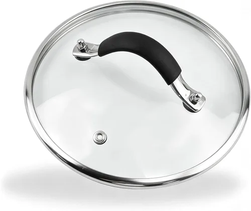 Miniatura 20 de Tapa de vidrio templado de 6 pulgadas, repuesto universal para olla y sartén para cocina en casa, cubierta de utensilios de cocina apta