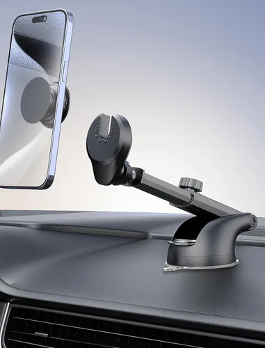 Soporte de teléfono para automóvil con enchufe mejorado 2024, extra pegajoso, sin sacudidas, multifuncional con ventosa para tablero de instrumentos