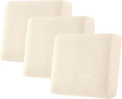 Miniatura 151 de H.VERSAILTEX Fundas Súper Elásticas para Asiento Individual, Fundas de Sofá, Fundas de Cojines, Juegos de Fundas, Tela Gruesa de Sarga con Textura