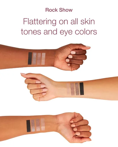 Miniatura 5 de Mineral Fusion Paleta de sombras de ojos – Cuatro tonos de polvo prensado en acabado mate, satinado y brillante – Maquillaje de ojos vegano natural
