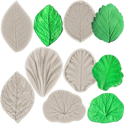 Miniatura 10 de Sijiangmold Molde de silicona para veteado de flores de goma para fondant, moldes de pasta de goma, molde de flores de peonía, moldes de orquídea