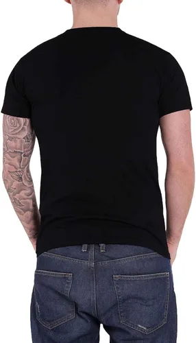 Miniatura 2 de Michael Jackson Camiseta Dangerous Logo Oficial Hombres Negro