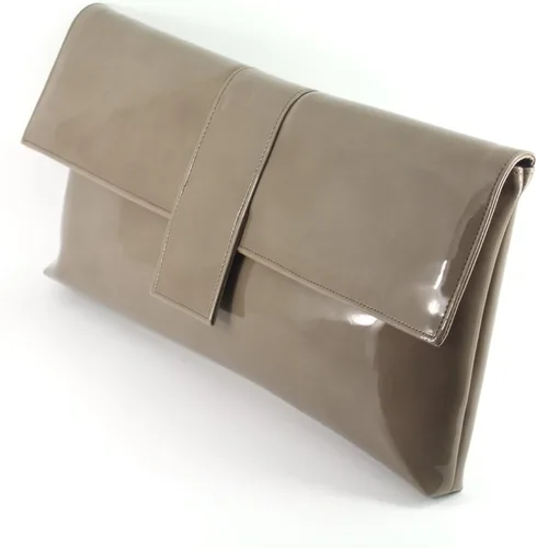 Miniatura 2 de LONI Bolso de mano grande de charol sintético para mujer, bolso de hombro para boda, fiesta, fiesta de graduación