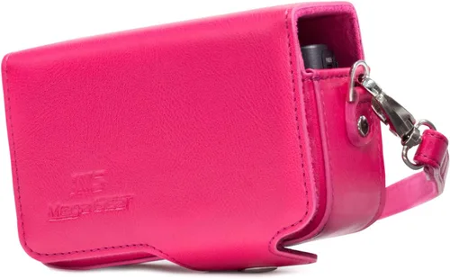 Miniatura 12 de MegaGear MG1144 - Funda de piel para cámara con correa compatible con Sony Cyber-shot DSC-HX95, DSC-HX99, DSC-HX80, DSC-HX90V, DSC-WX500, color Dark