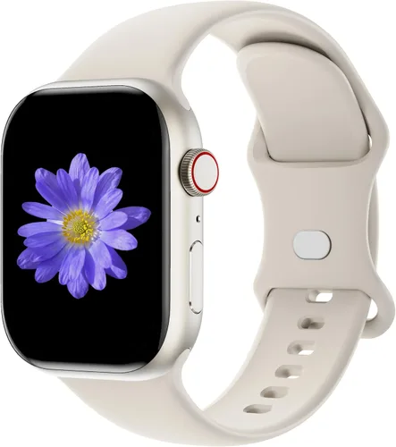 Correas deportivas compatibles con Apple Watch de 1.65, 1.73, 1.77, 1.77, 1.61, 1.49, 1.57 y 1.73 pulgadas, para mujeres y hombres, correa de Luz