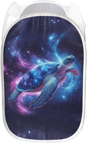 Miniatura 9 de AFPANQZ Cesta plegable de malla para ropa sucia, plegable, portátil, para guardar lugar para el hogar, fácil de plegar para viajes, 13.5 x 13.5 x 21