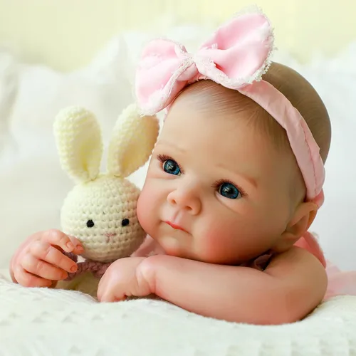 Miniatura 2 de KSBD Muñecas de bebé Reborn – Muñeca de bebé realista de 20 pulgadas, muñecas de bebé de la vida real, muñeca de bebé recién nacida realista