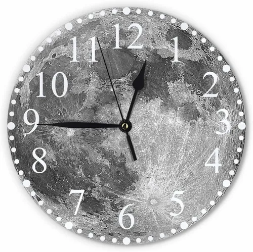 Miniatura 11 de Reloj de pared de gato de fitness de 10 pulgadas, funciona con pilas, reloj de mancuernas grandes y pesado, silencioso, sin tictac, relojes modernos