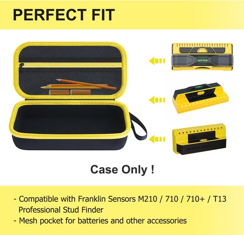 Miniatura 2 de Funda para Franklin Sensors ProSensor M210 710PRO 710+ 710 T13 5000+ Buscador de pernos profesional, soporte de bolsa de almacenamiento