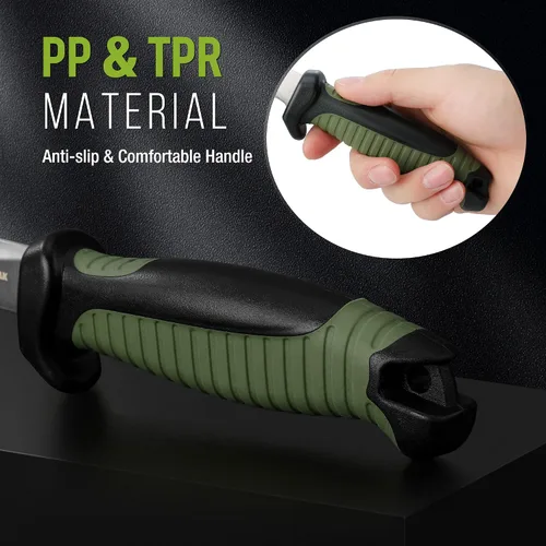 Miniatura 5 de Mossy Oak Juego de cuchillos de filete de pesca de 3 piezas con funda protectora, cuchillos de filete de acero inoxidable con mango antideslizante