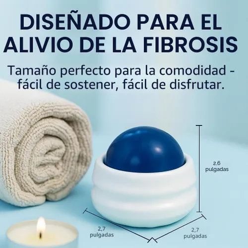 Miniatura 3 de Masajeador de drenaje linfático, bola rodillo de masaje, rodillo corporal de fibro para tratamiento de fibrosis, liposucción, 360 Lipo