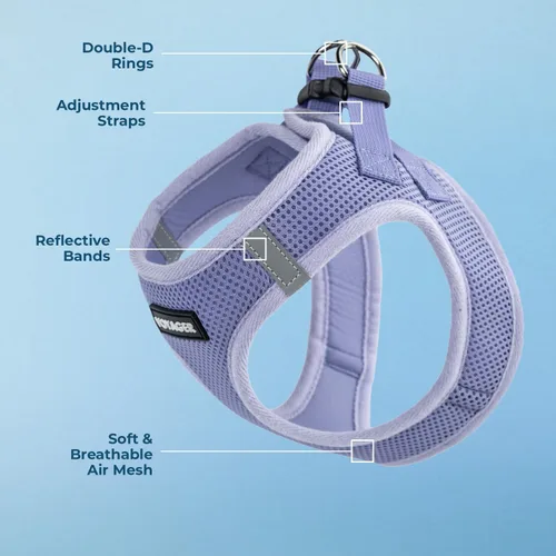 Miniatura 180 de Best Pet Supplies Voyager Step-in Air - Arnés para mascotas, malla para todo tipo de clima, reflectante, arnés sin tirón para perros y gatos - Arnés