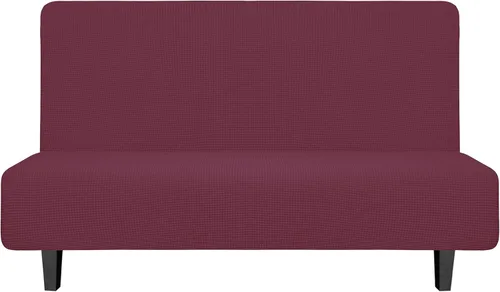 Miniatura 47 de Easy-Going - Funda elástica para futón, cubierta para sofá cama sin brazos, protector de muebles sin reposabrazos con parte inferior elástica