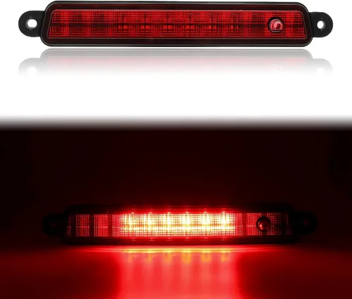 Miniatura 4 de Tercera luz de freno LED para Armada 04-15, KEWISAUTO luz de freno central roja de montaje alto para Nissan Armada 2005-2015/ Nissan Pathfinder Rojo