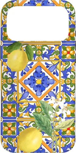 Miniatura 22 de Sicilian,Italian,Summer,Tiles,Citrus,Mosaic,Majolica Art Case for iPhone 17