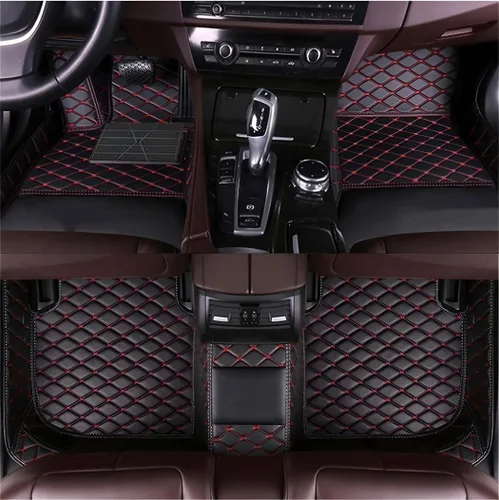 Miniatura 35 de Alfombrillas personalizadas de cuero artificial para automóvil, impermeables, antideslizantes, adecuadas para automóviles, SUV, camionetas, protegen