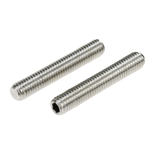 Miniatura 4 de Sscon 100PCS M6x16mm Hexagonal interno Juego de tornillos de agarre 201 Acero inoxidable Punto plano Tornillo