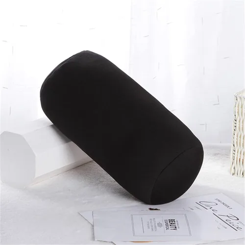 Miniatura 3 de ASkinds 2 almohadas cilíndricas cómodas de rollo de microperlas Jelly Bean Bed Pillow Tube Pillow Cojín para cabeza, cuello, soporte de espalda