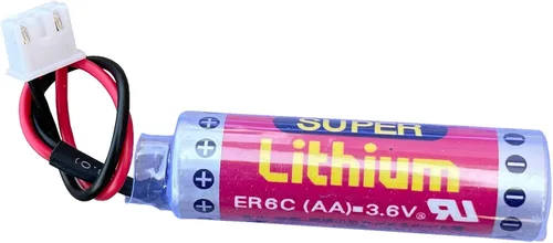 Miniatura 2 de Nueva batería ER6C AA 3.6V 1800mAh PLC con enchufe para FX F2-40BL PLC batería