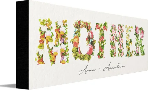 Miniatura 30 de Personal-Prints Arte Personalizado de PAPÁ e Hijos Personalizado con Todos los Nombres de los Niños Regalo Único y Personalizado para el Día