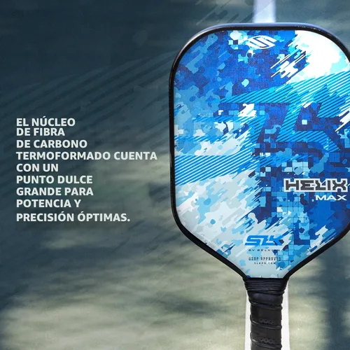 Miniatura 5 de Selkirk Sport SLK Helix Pro Paleta de Pickleball Paletas de Pickleball de Fibra de Carbono Termoformada con Cara Híbrida de Fibra de Carbono