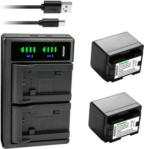 Miniatura 5 de Kastar Cargador de batería USB LTD2 para Canon VIXIA HF R600 HFR600, VIXIA HF R700 HFR700, VIXIA HF R800 HFR800, LEGRIA HF M36 HFM36, LEGRIA HF M38