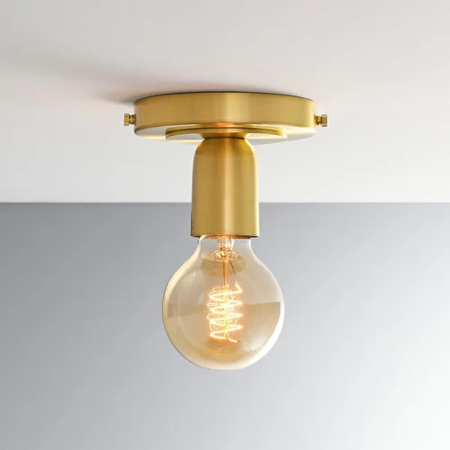Miniatura 4 de BRIGHTTIA Luna Uno - Aplique de pared de 1 luz, accesorio industrial moderno de mediados de siglo para pared y techo, lámpara minimalista para baño