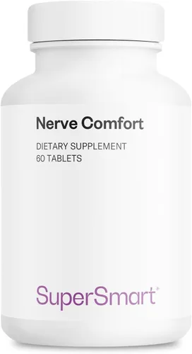 Supersmart Comodidad nerviosa (fórmula avanzada) – con ácido alfa lipoico ALA, acetil-L-carnitina, benfotiamina y suplemento de magnesio | Sin OMG y