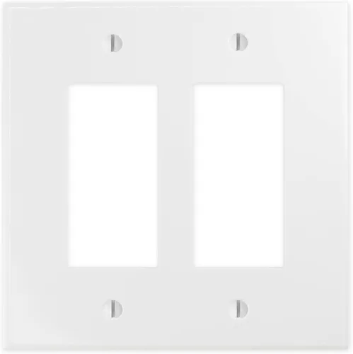 Miniatura 13 de Questech Cubiertas de tomacorrientes, placas de pared dúplex individuales, placas de interruptor de 1 banda, cubiertas de toma de corriente