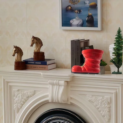 Miniatura 6 de Soporte para pinceles,Organizador de pinceles de cerámica,Florero pequeño (rojo, pequeño)