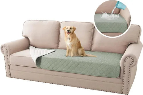 Miniatura 12 de H.VERSAILTEX Funda para Silla y Sofá 100% Impermeable, Protector de Muebles con Correas Elásticas para Mascotas, Niños, Niños, Perros, Gatos