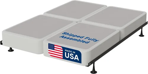 Miniatura 18 de Treaton, Unassembled Queen Bed – 2.5-Inch Wood Box Spring Only – Amish Made in USA – Quiet Noise Free - Replacement Mattress Foundation – Packed