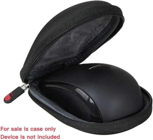 Miniatura 2 de Hermitshell Funda de viaje para Amazon Basics 2.4 Ghz ratón óptico inalámbrico para computadora MGR0975 (gris)