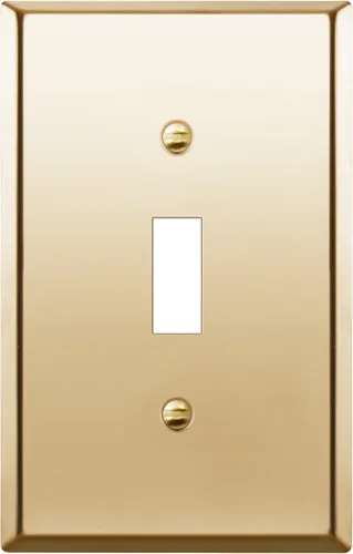Miniatura 144 de ENERLITES Placa de Pared Metálica para Interruptor de Luz de Palanca, Acero Inoxidable 201, Resistente a la Corrosión, Tamaño Estándar 1-Gang 4.50