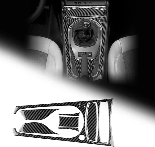 Miniatura 13 de AIRSPEED Fibra de carbono para BMW Z4 E85 E86 2003 2004 2005 2006 2007 2008 cubierta del marco interior de la caja de cambios de la consola central