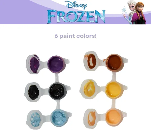 Miniatura 3 de Innovative Designs Disney Frozen DIY Paint Your Own Figurines Arts and Crafts Set for Girls - Elsa & Anna