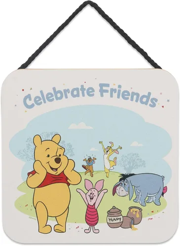 Miniatura 19 de Open Road Brands Disney Winnie the Pooh Adventure Banner Colgante de Lona - Decoración de Pared Divertida de Pooh y Amigos para el Hogar