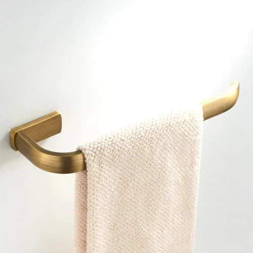 Miniatura 5 de WINCASE Accesorios de baño de latón, soporte para toallas de baño, antiguo, juego de barra de toalla, soporte para papel higiénico, gancho