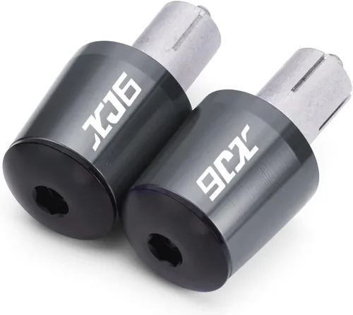 Miniatura 5 de 7/8" 22MM CNC Manillar de motocicleta Agarres Barra de agarre extremo Tapón para Yamaha XJ6 N / XJ6 Diversion 2009-2015 2012 2013 2014