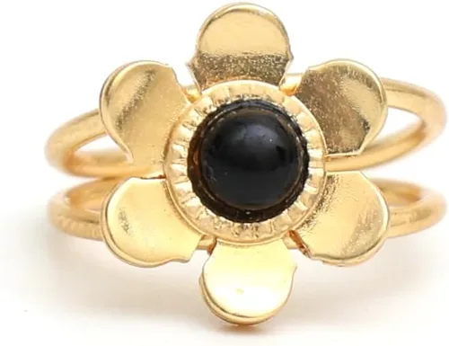 Miniatura 12 de Gempires - Anillos de piedra natural para mujer, ligeros, de cristal, hechos a mano, hipoalergénicos, chapados en oro, para uso diario, regalos