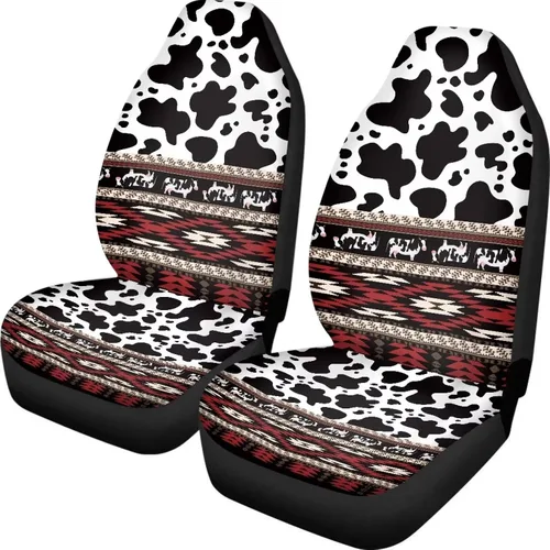 Miniatura 8 de INSTANTARTS Fundas de asiento de coche con diseño de dalia estética, solo para asientos delanteros, protector de asiento de vehículo, 2 unids/set