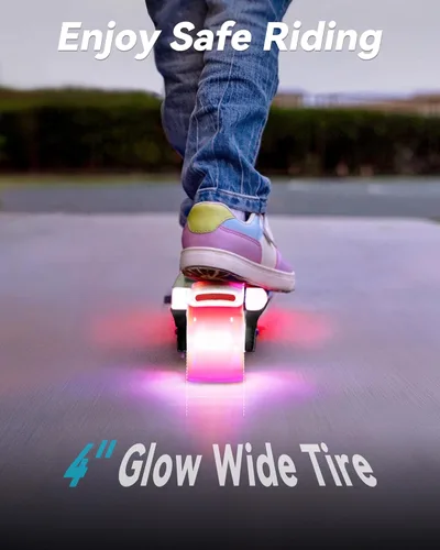 Miniatura 5 de Gyroor KS2 Kids Electric Scooter – 5 MPH Safe Speed, Foot Sensor Start, LED Lights, Adjustable Handlebar, 2 Hr Fast Charge, UL2272 Certified, Ages