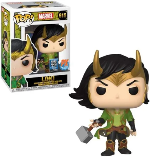 Miniatura 4 de Funko Pop! Marvel Loki Figura de vinilo exclusiva #615 [Mjolnir]