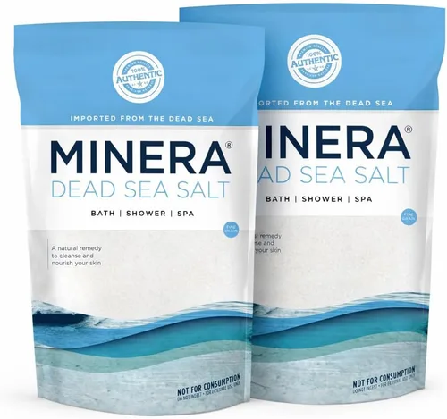 Miniatura 10 de Minera Sal del Mar Muerto de grano grueso para baño y remojo, 19 libras, de disolución rápida, 100% pura y natural, sin perfume, nutritiva