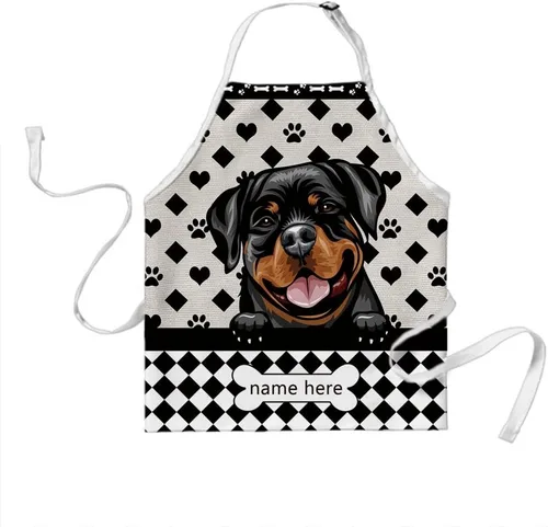 Miniatura 22 de Delantal de lunares para perro personalizado Lindo perro Rhodesian Ridgeback, RHODESIAN RIDGEBACK